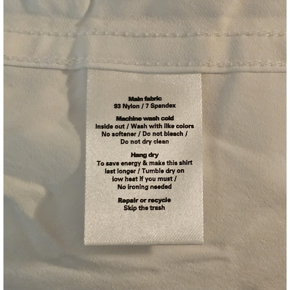 Poncho Men's Size XL White Western Pearl Snap Short Sleeve Shirt Embroidery - Picture 5 of 5